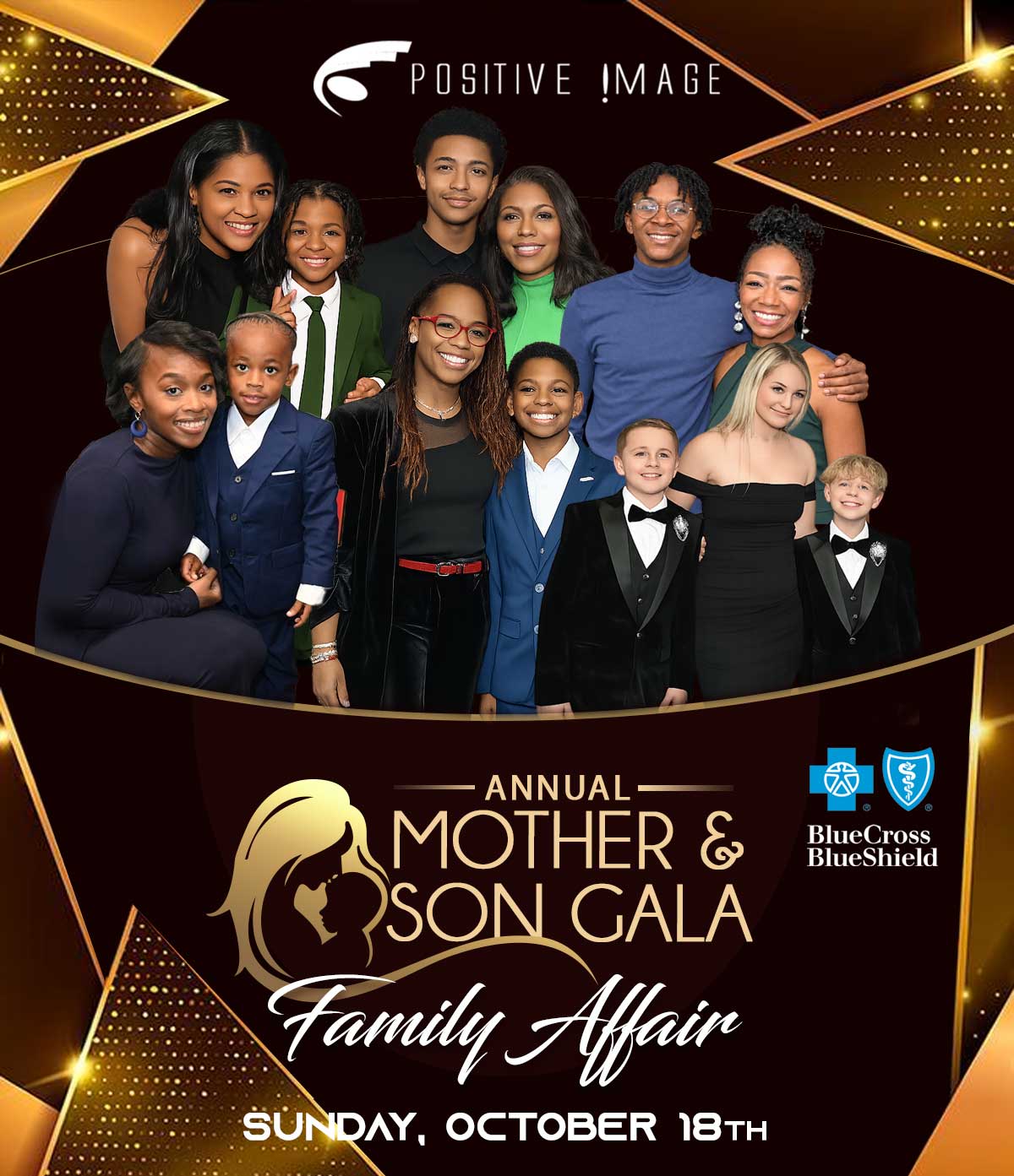 Positive Image Annual Mother & Son Gala — Family Affair — Sunday, October 18th